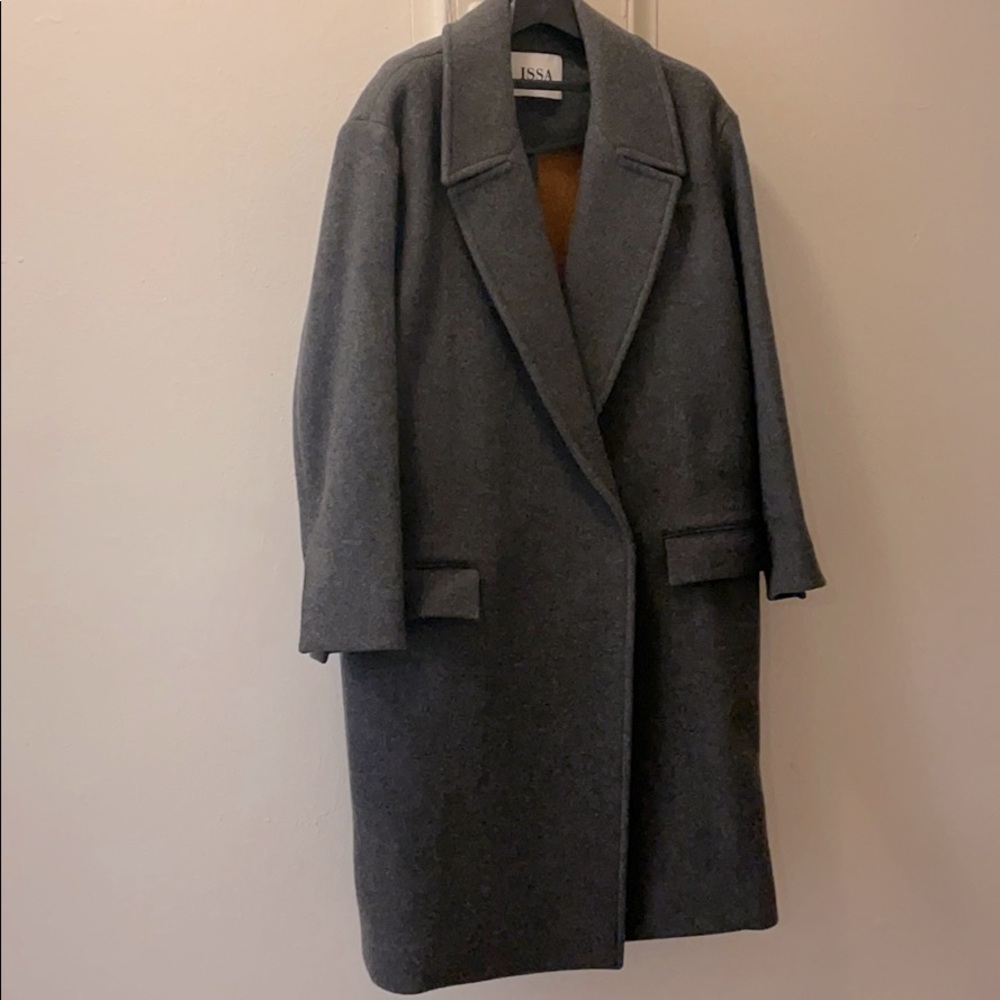Issa London Dark grey wool coat